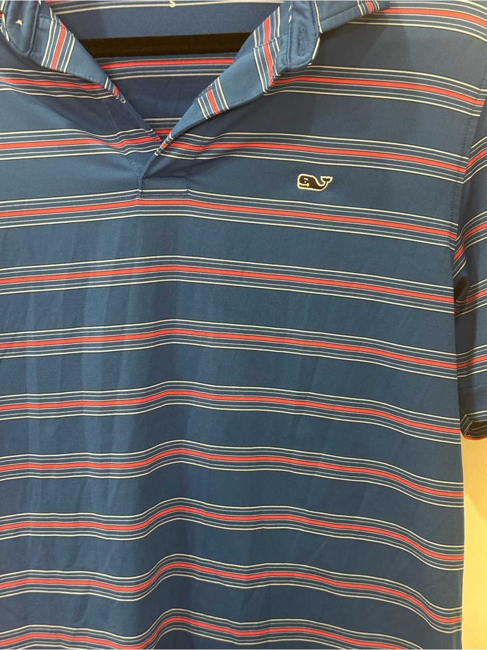 Vineyard Vines Men’s Blue Striped Performance Polo size S - Picture 3 of 6